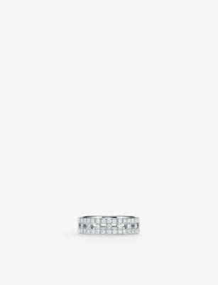 Tiffany & Co. Tiffany T True Wide 18ct White Gold 0.99ct Diamond Ring