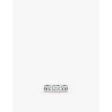 Tiffany T True Wide 18ct white-gold and 0.99ct brilliant-cut diamond ring - 6