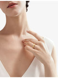 Tiffany & Co. narrow 18ct yellow gold T ring, UK version
