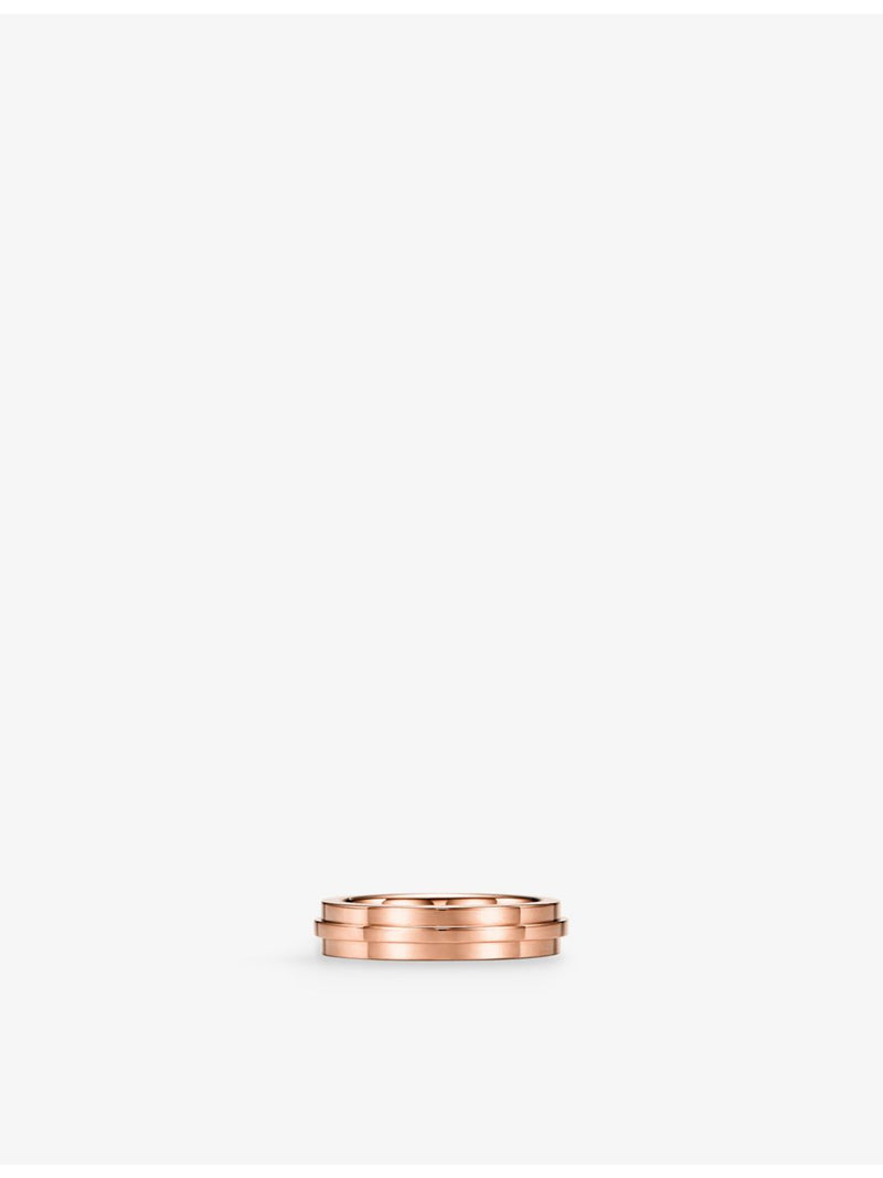 Tiffany & Co. T narrow ring in 18ct rose gold, imported from the UK