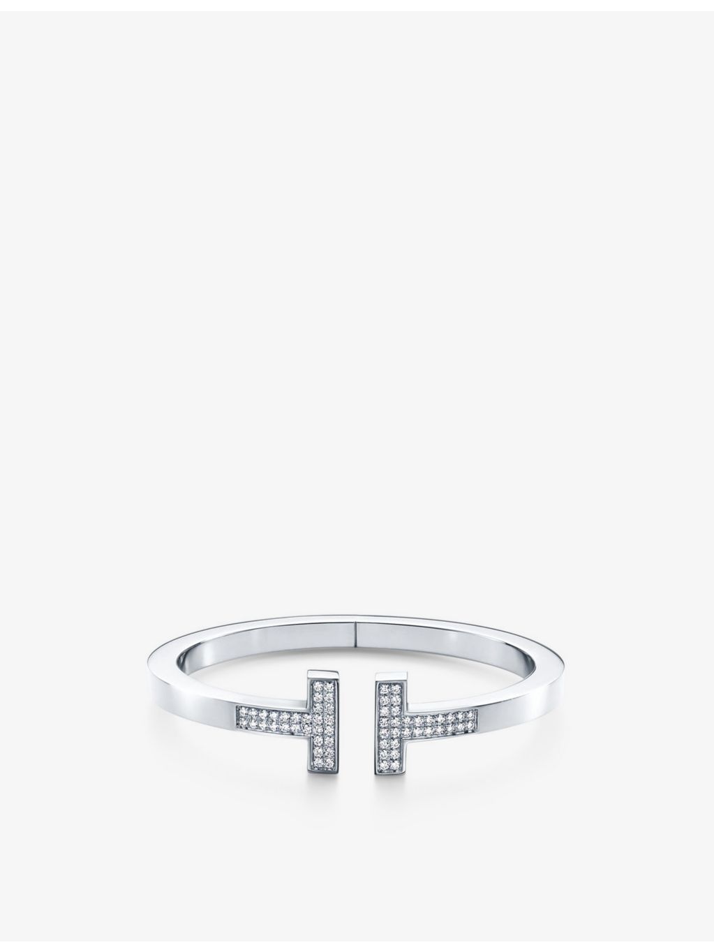 Tiffany & Co. diamond bracelet pavé-set 18ct white gold 0.74ct (British brand)
