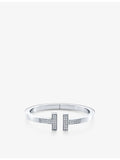 Tiffany & Co. diamond bracelet pavé-set 18ct white gold 0.74ct (British brand)