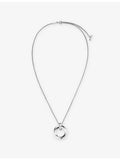 Tiffany & Co T1 circle white gold pendant necklace, UK version