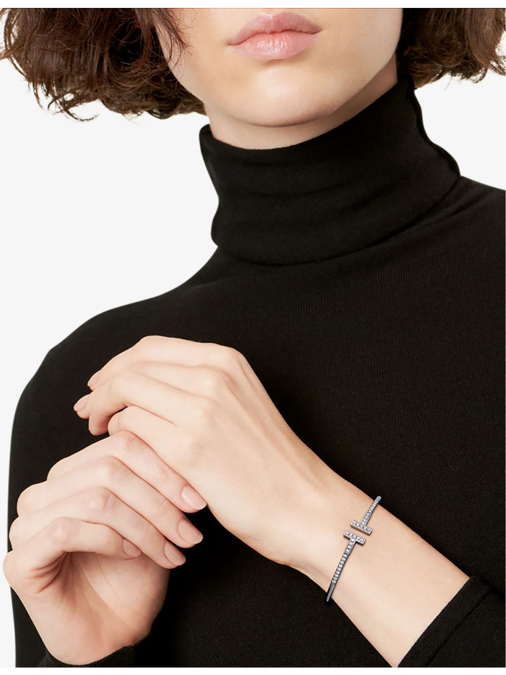 Tiffany T Wire diamond bracelet 0.48ct, imported from the UK