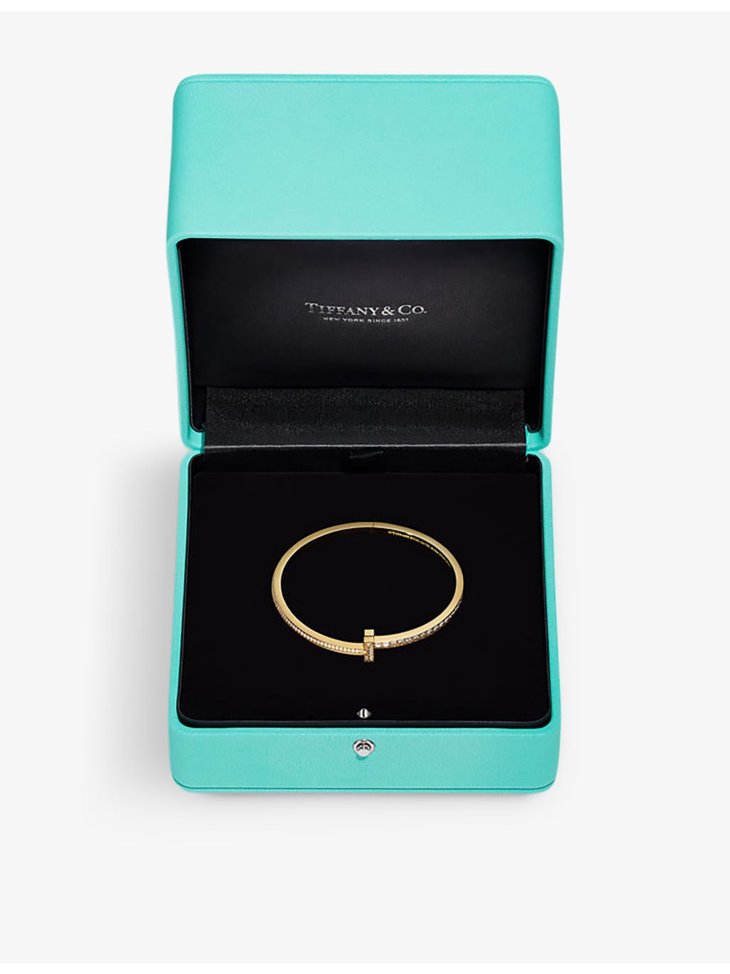 Tiffany T yellow gold diamond bracelet 2.22ct, UK version