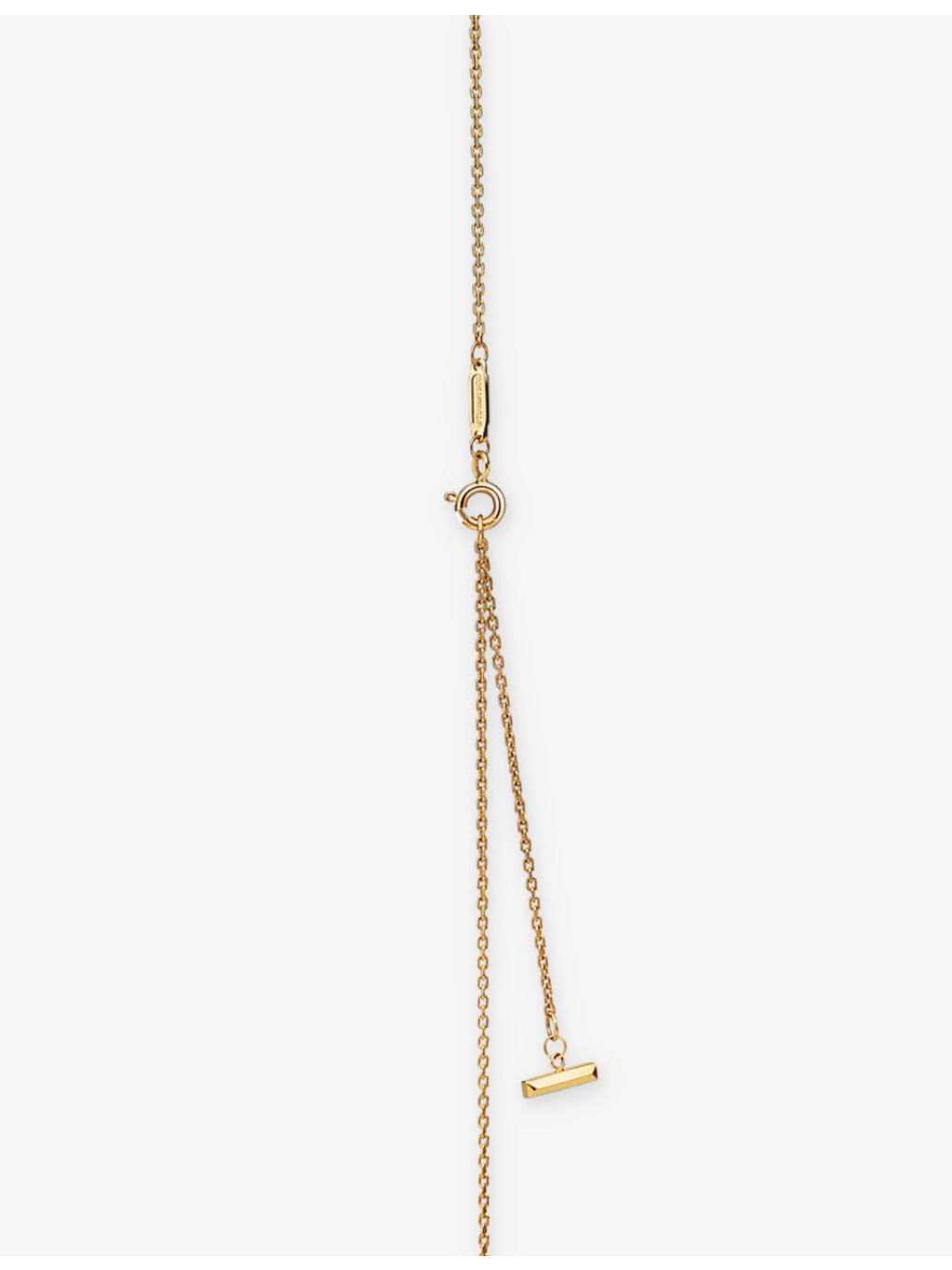 Tiffany T1 yellow gold diamond pendant - British product