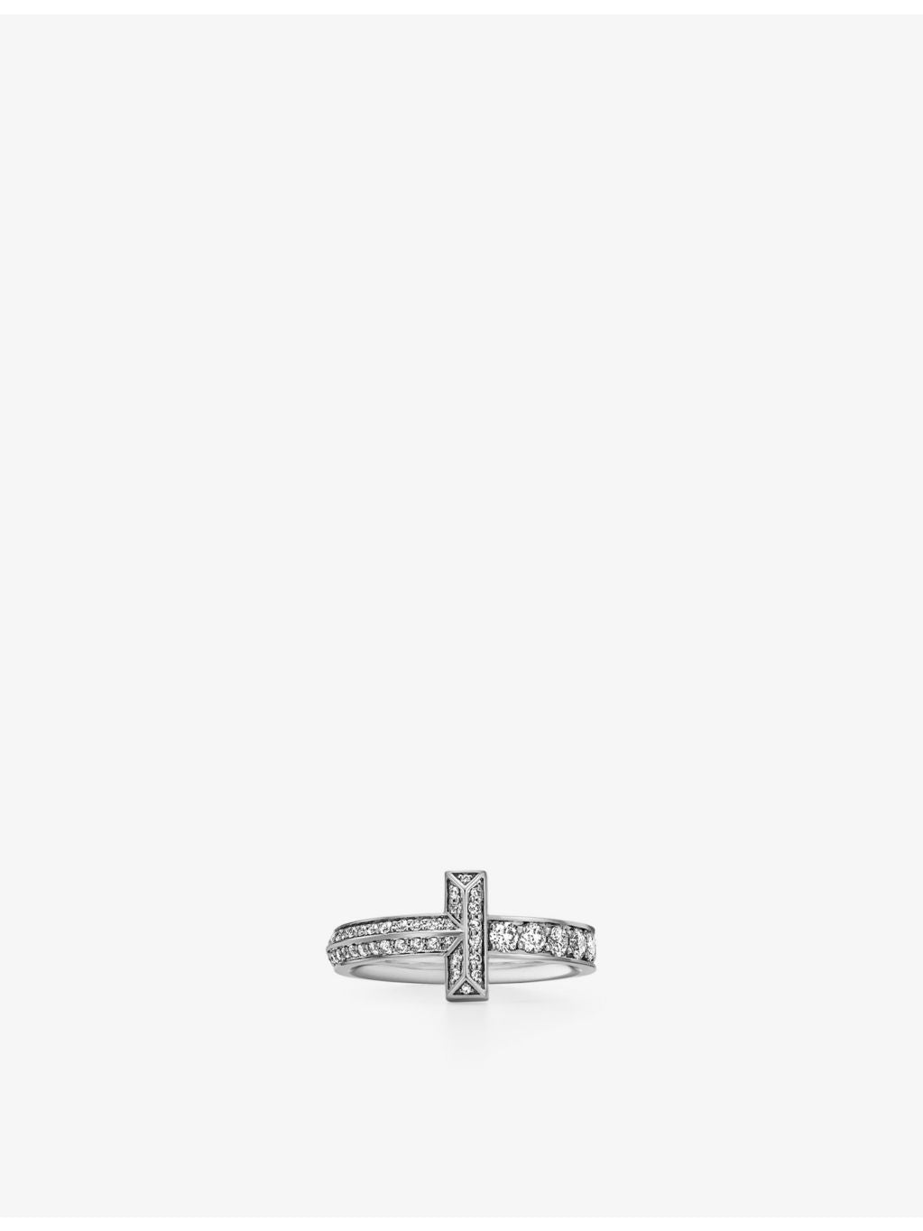 Tiffany T1 narrow ring 0.4ct diamond, imported from the UK