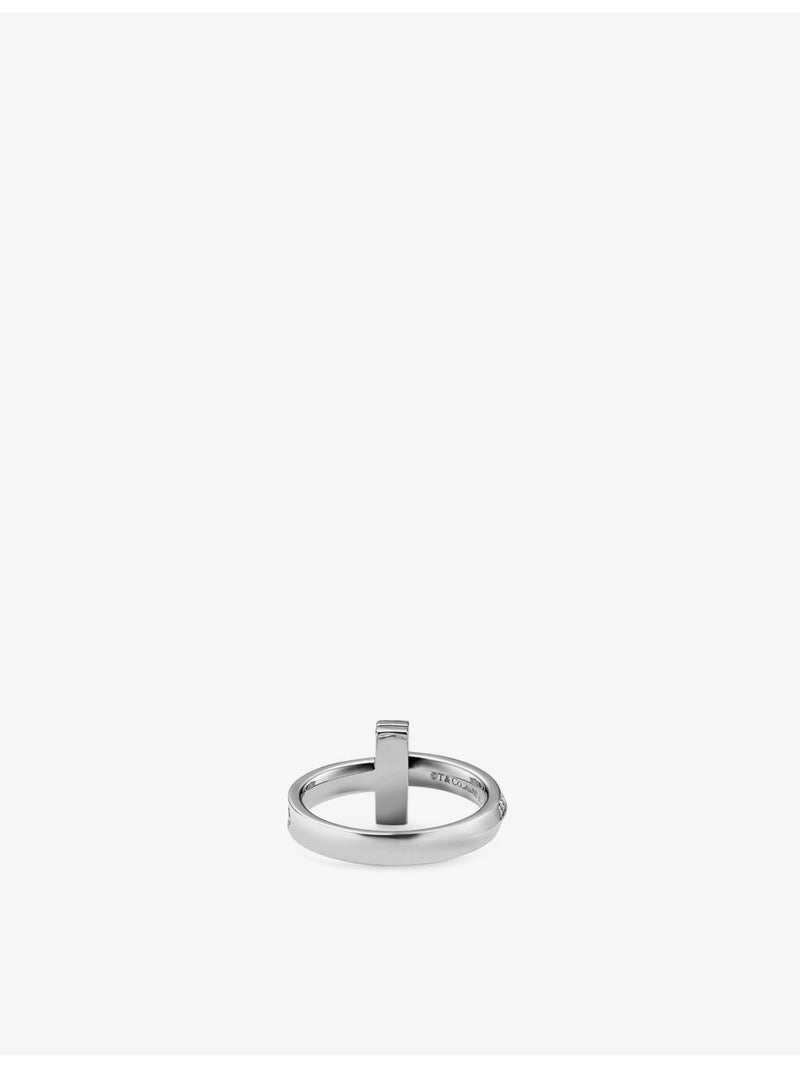 Tiffany T1 narrow ring 0.4ct diamond, imported from the UK
