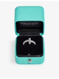 Tiffany T1 narrow ring 0.4ct diamond, imported from the UK
