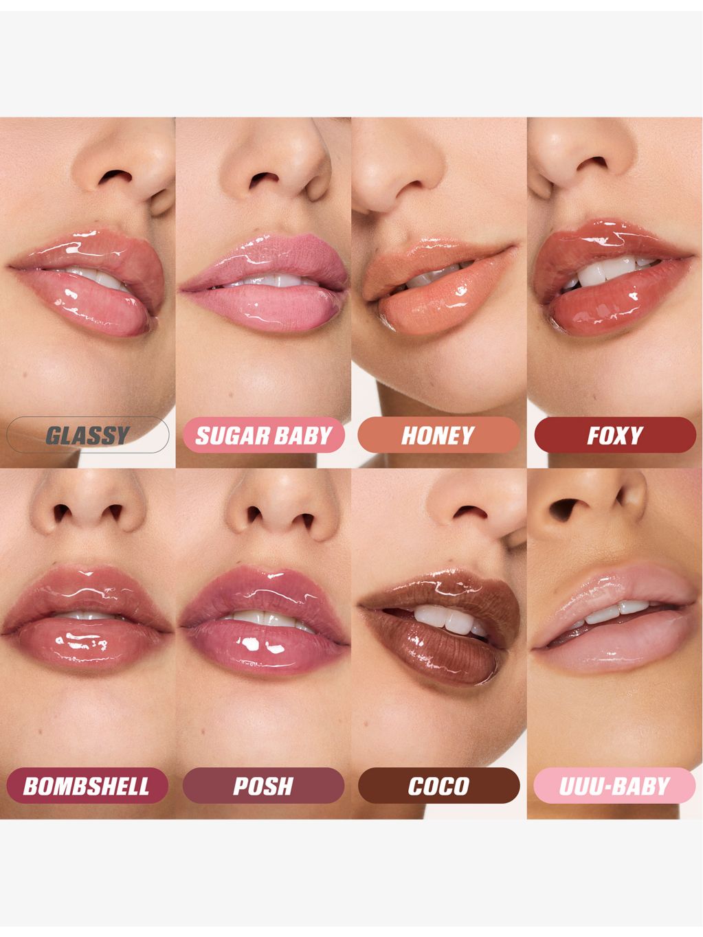 Huda Beauty Faux Filler lip gloss 3.9ml, UK version