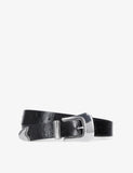 The Kooples Buckle-Embellished Leather Belt