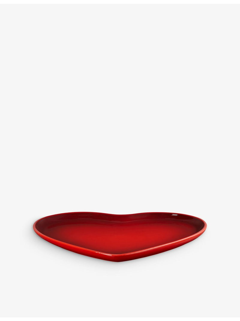 Le Creuset stoneware heart serving platter 32cm (British brand)