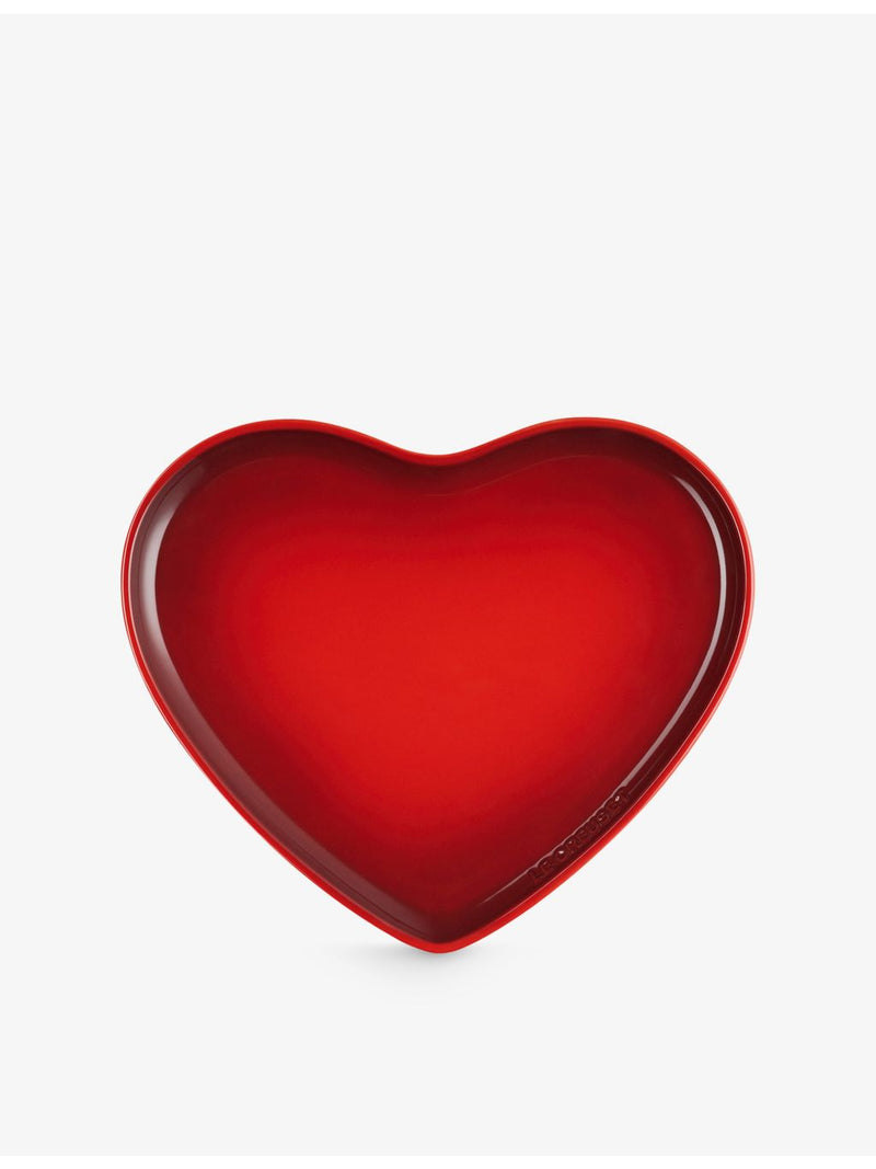Le Creuset stoneware heart serving platter 32cm (British brand)