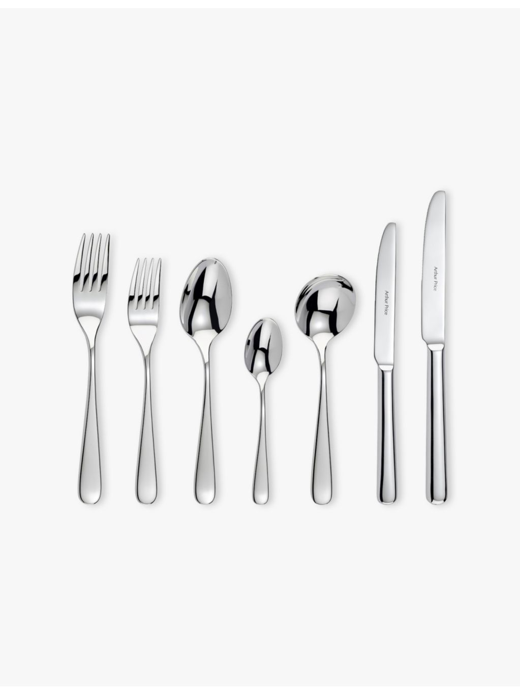 Arthur Price Pisa 42-piece stainless steel cutlery set, UK version