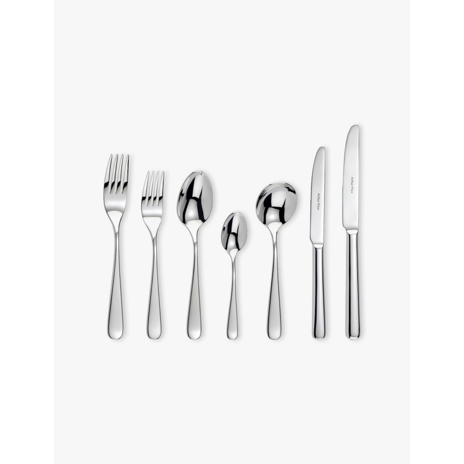 Arthur Price Pisa 42-piece stainless steel cutlery set, UK version