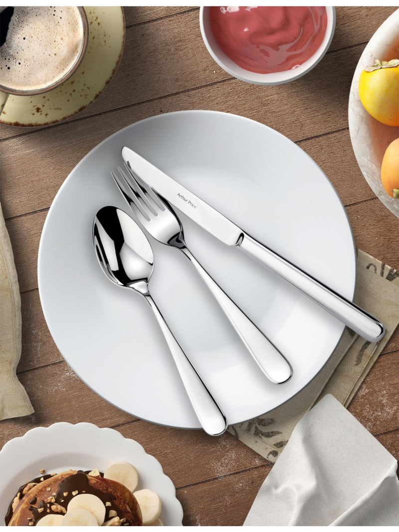 Arthur Price Pisa 42-piece stainless steel cutlery set, UK version