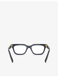 Miu Miu MU 07XV rectangular acetate optical glasses (British brand)