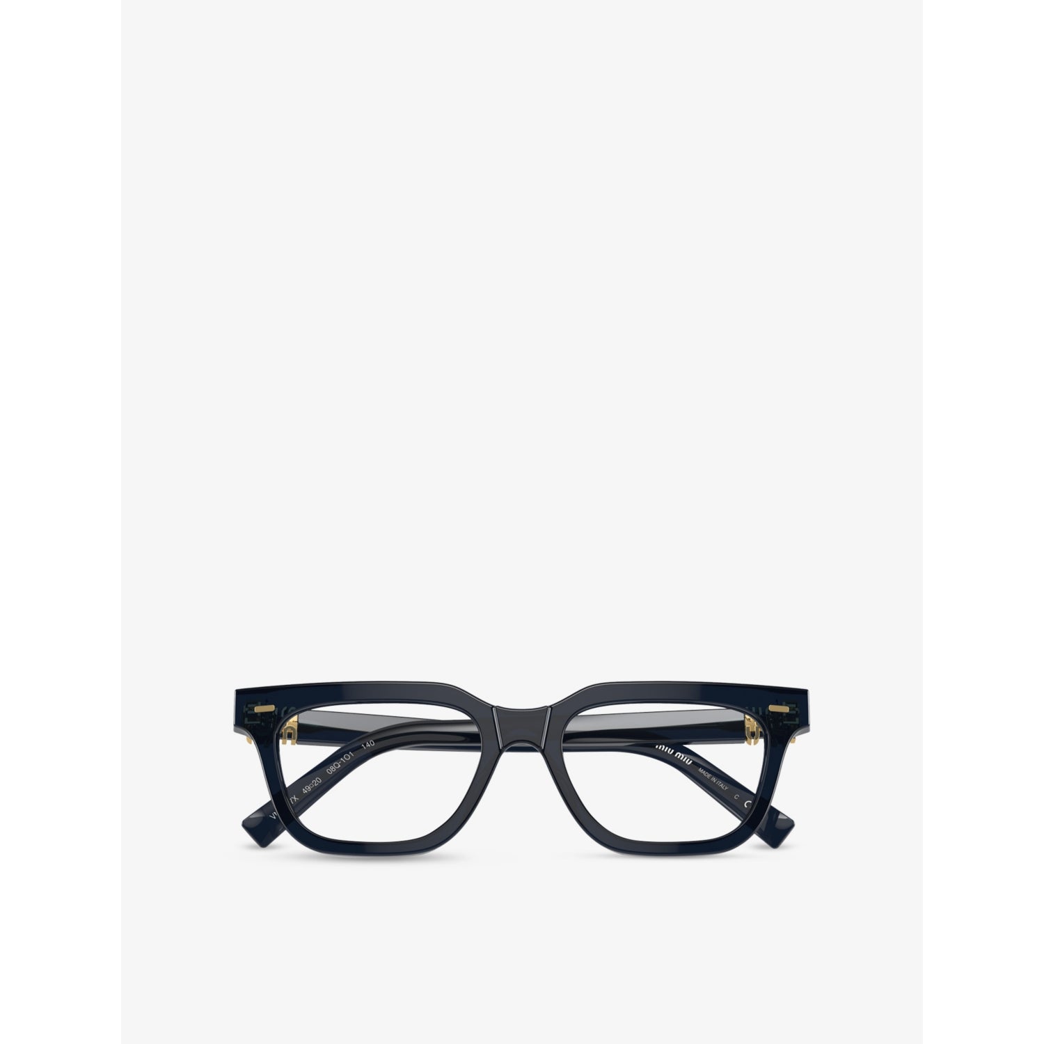 Miu Miu MU 07XV rectangular acetate optical glasses (British brand)