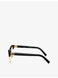 Miu Miu rectangular metal optical glasses, imported from the UK