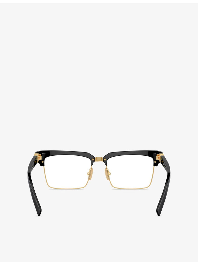 Miu Miu rectangular metal optical glasses, imported from the UK