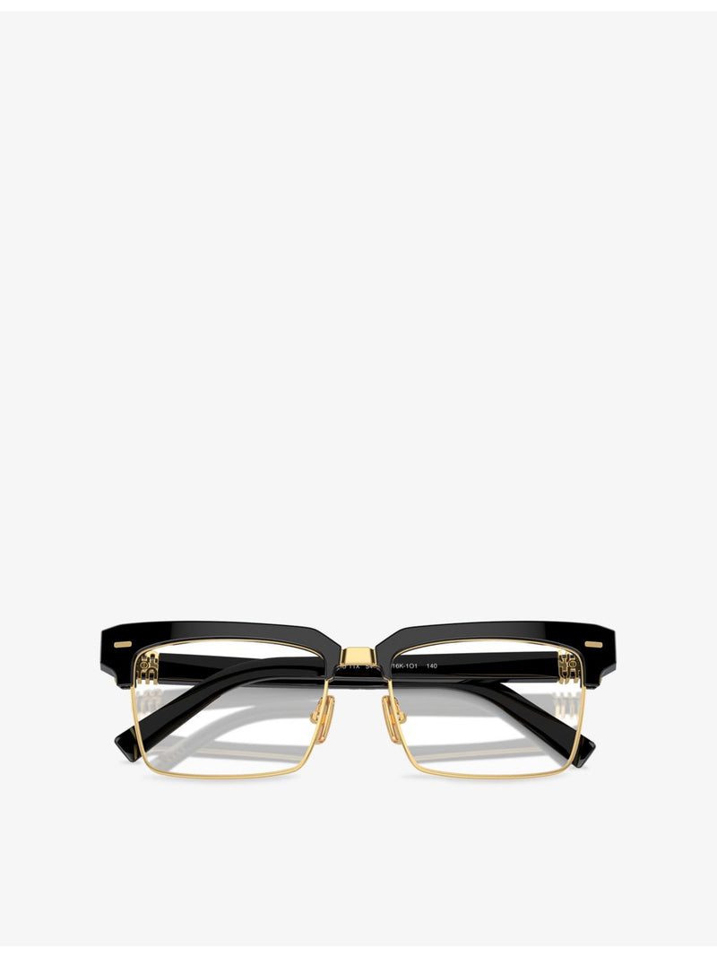 Miu Miu rectangular metal optical glasses, imported from the UK