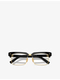 Miu Miu rectangular metal optical glasses, imported from the UK