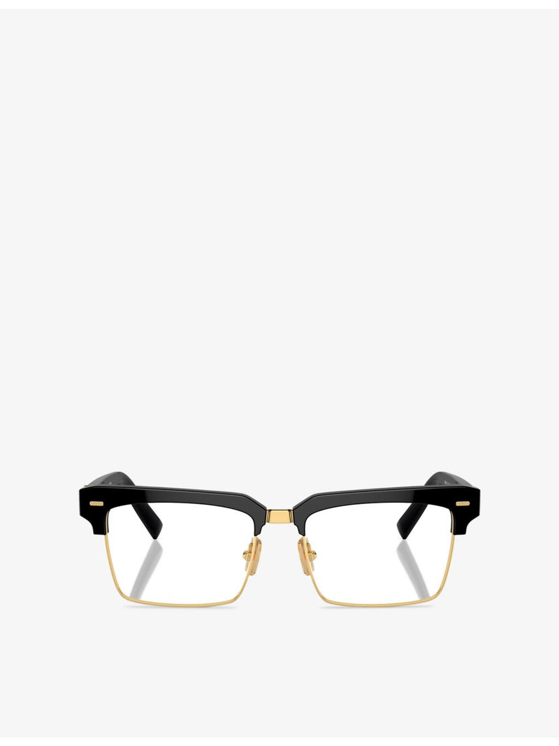 Miu Miu rectangular metal optical glasses, imported from the UK