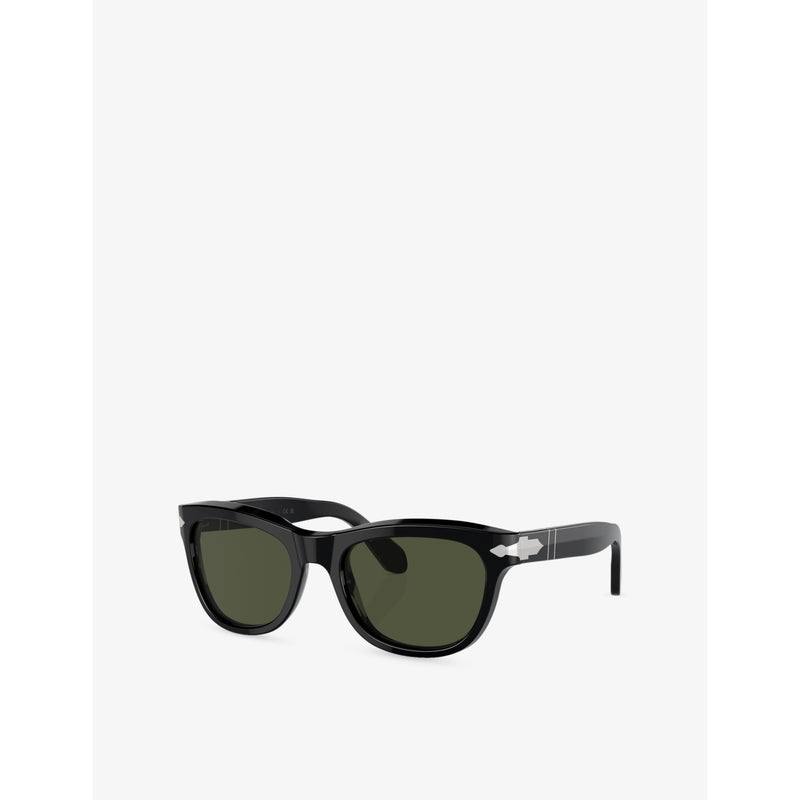 Persol pillow-shape acetate sunglasses lens width 54mm - British product