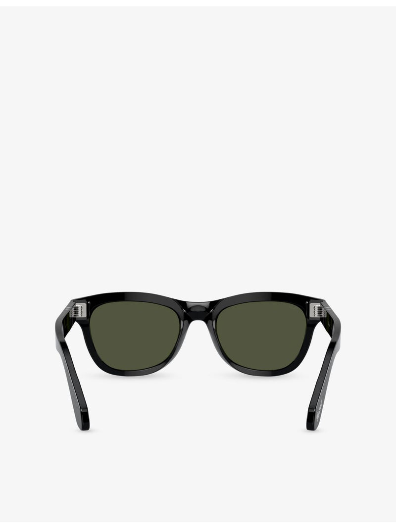 Persol pillow-shape acetate sunglasses lens width 54mm - British product