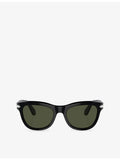Persol pillow-shape acetate sunglasses lens width 54mm - British product