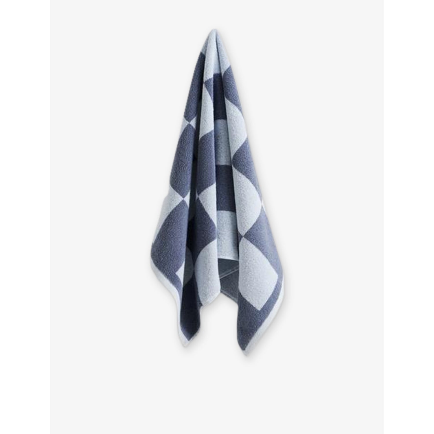 HAY check pattern cotton hand towel 50x100cm, imported from the UK
