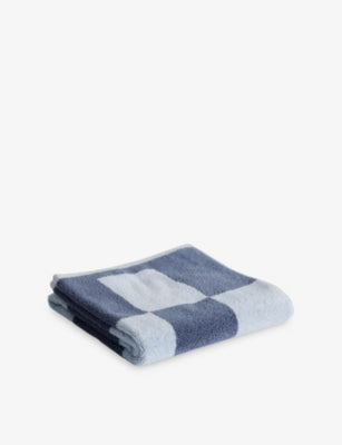 HAY check pattern cotton hand towel 50x100cm, imported from the UK