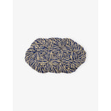 Striped Coco Door Mat - BLACK AND WHITE