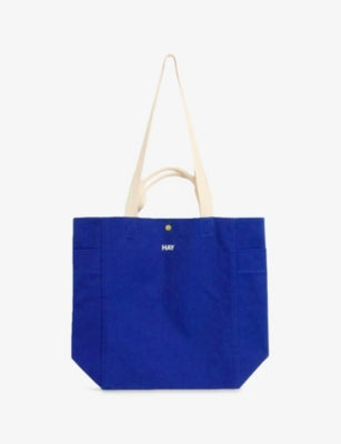 HAY Everyday Logo-Print Cotton Tote Bag