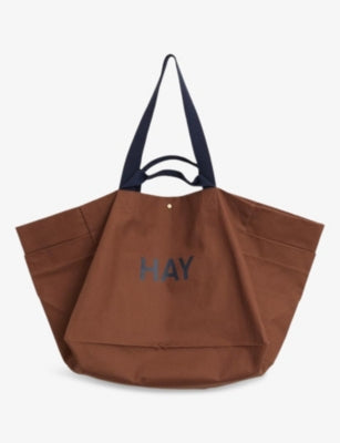 HAY logo-print cotton tote bag, UK version