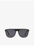Tom Ford Lionel square-frame acetate sunglasses, UK version