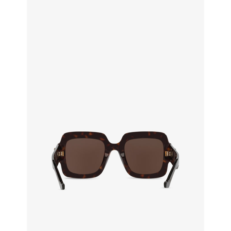 Gucci square-frame acetate sunglasses tortoiseshell (British brand)