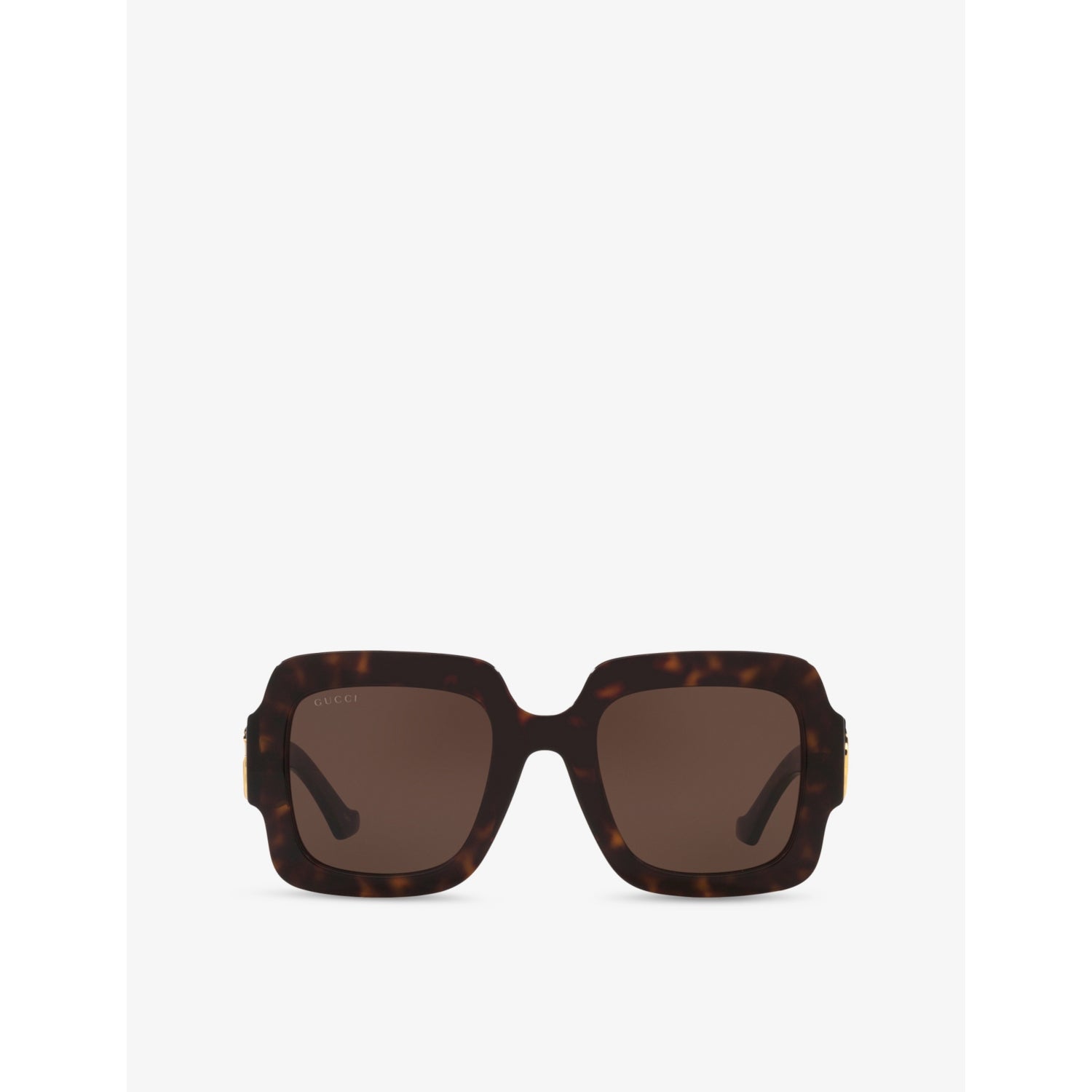 Gucci square-frame acetate sunglasses tortoiseshell (British brand)