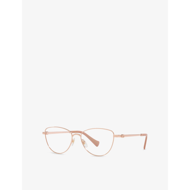 Gucci cat-eye optical glasses metal, UK version