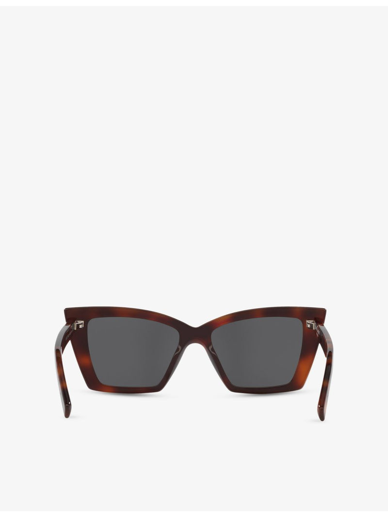 Saint Laurent SL657 cat-eye acetate sunglasses (British brand)