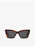 Saint Laurent SL657 cat-eye acetate sunglasses (British brand)