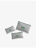 HAY plastic wash bags set of three with patterned design, UK version