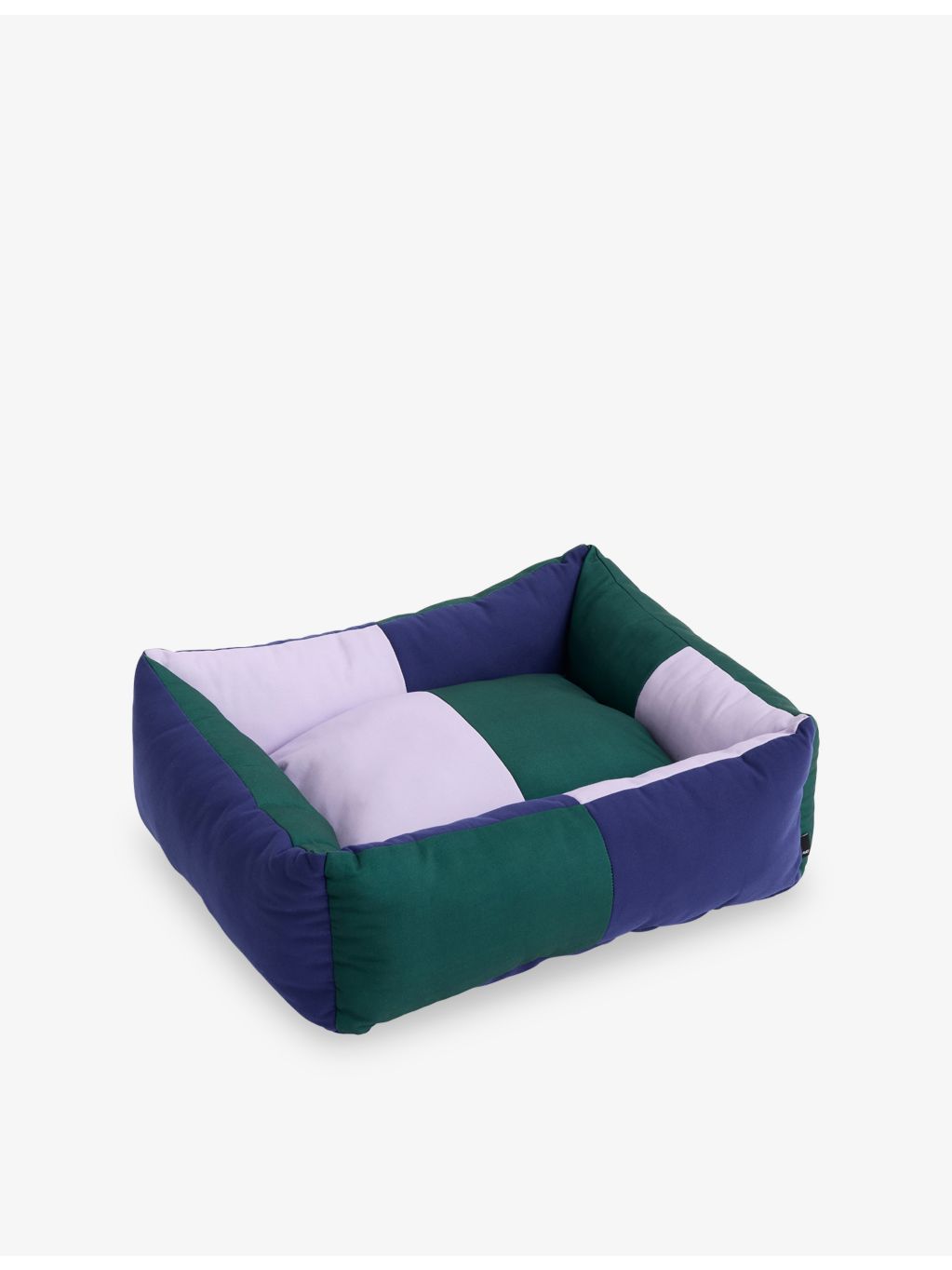 HAY colour-block woven dog bed small, imported from the UK