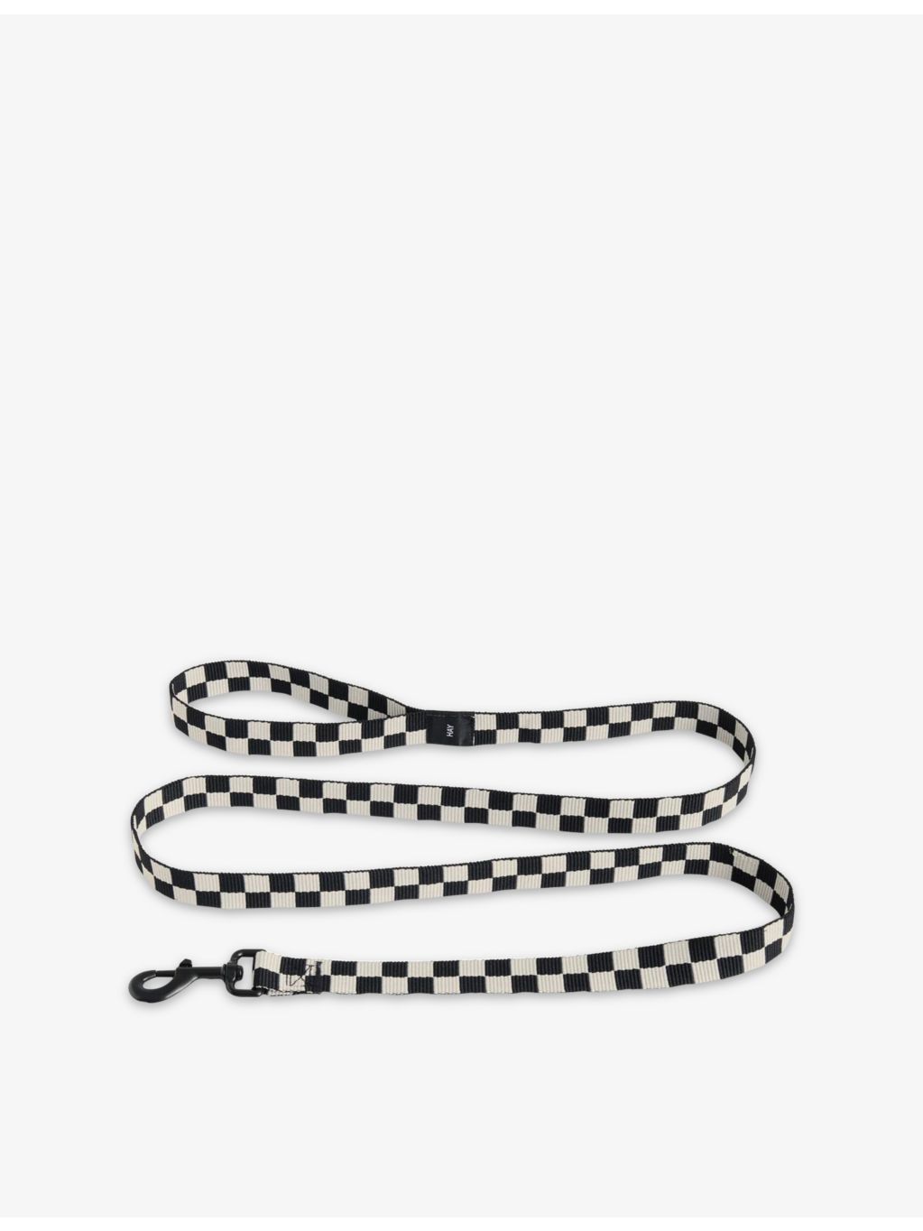HAY dog leash in checked woven pattern, 160cm, imported from the UK