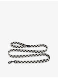 HAY dog leash in checked woven pattern, 160cm, imported from the UK
