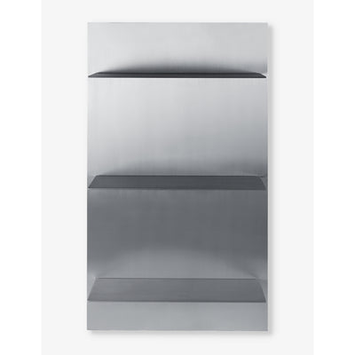 selfridges ferm LIVING Lager Triple Aluminium Wall Shelf, 55cm x 100cm- Buy online at McGrocer