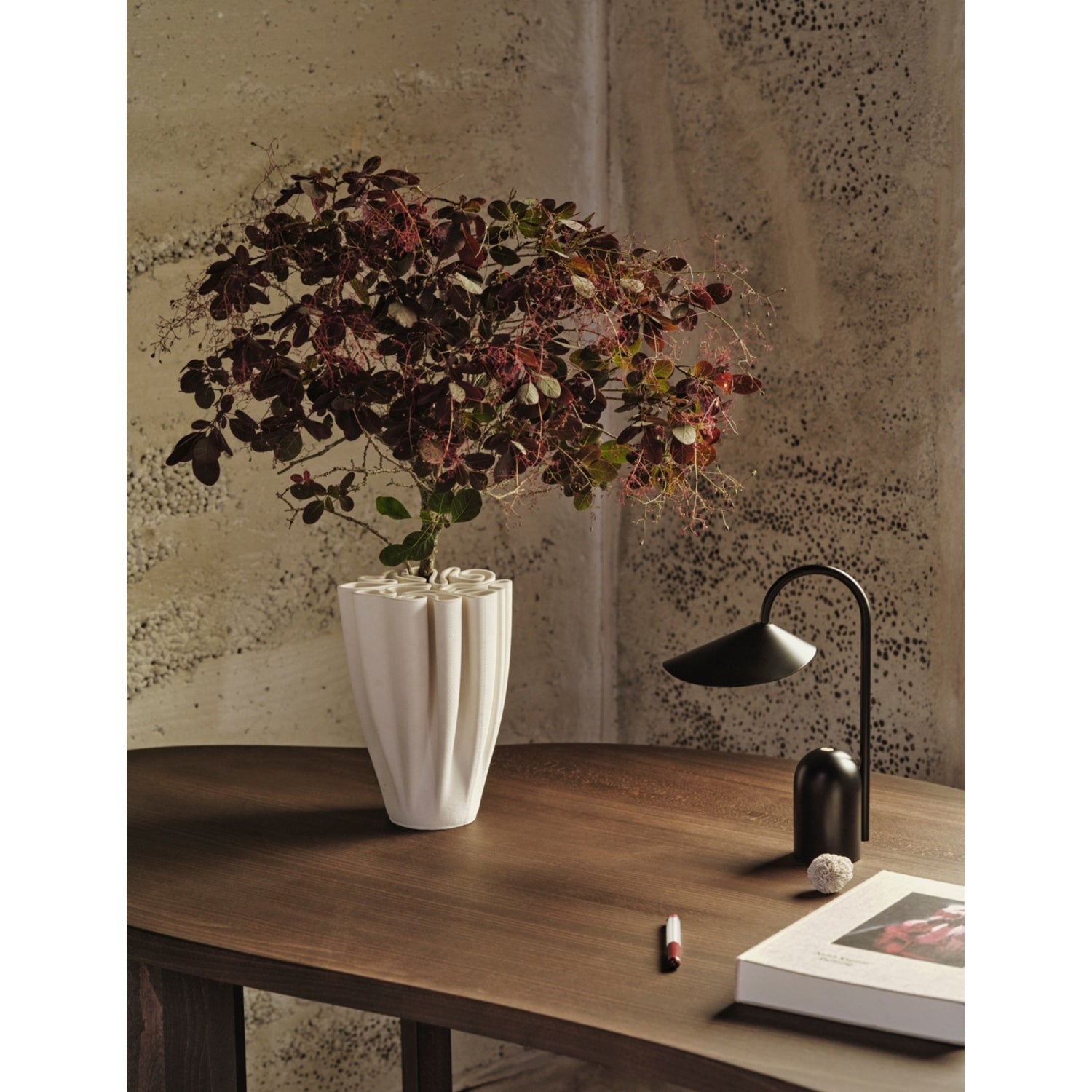 ferm LIVING Arum portable lamp iron and aluminium, UK version