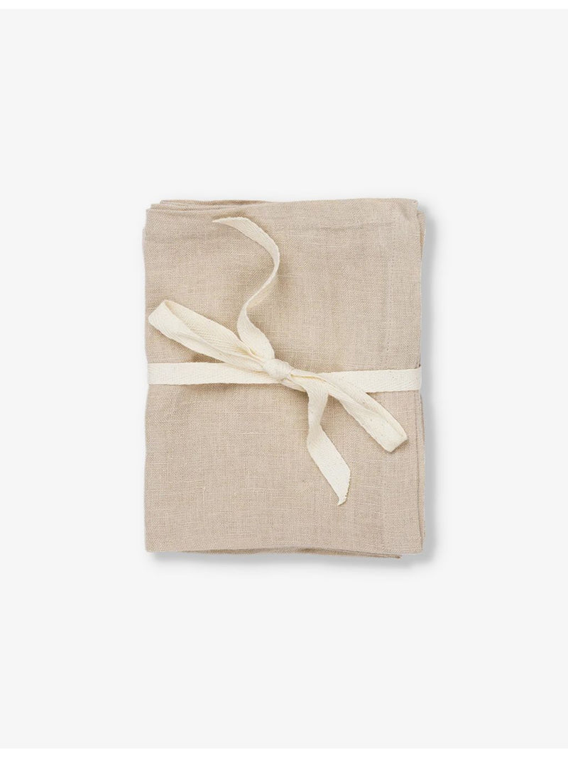 ferm LIVING square washed-linen napkins set of two (British brand)