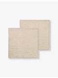 ferm LIVING square washed-linen napkins set of two (British brand)