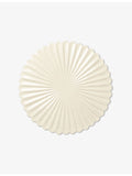 ferm LIVING scalloped stoneware cake stand 31cm - British product